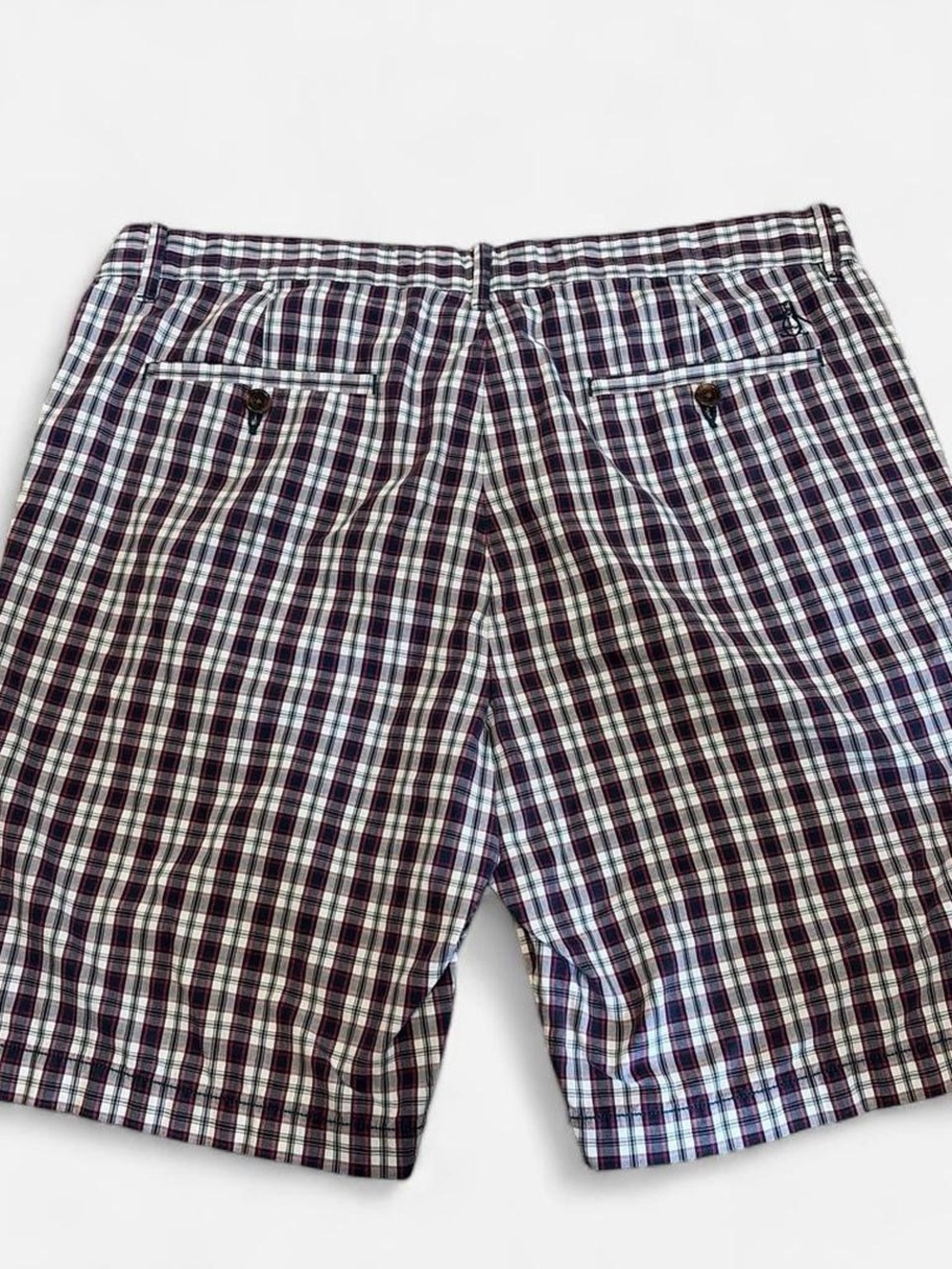 Plaid Men’s Shorts in Navy and White - An Original Penguin by Munsing Wear - Picture 2 of 4